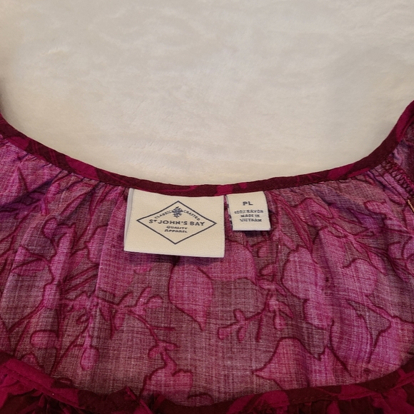 St John's Bay  floral prints ¾ blouse - Picture 6 of 7